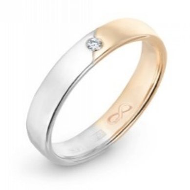 Обручальное кольцо R01-WED-00016-М13061 - Ювелирный бренд Московский ювелирный завод