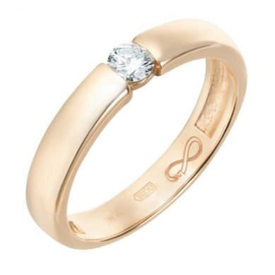 Обручальное кольцо R01-WED-00022-М13069 - Ювелирный бренд Московский ювелирный завод