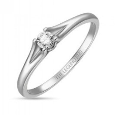 Помолвочное кольцо R01-SL06-015-G2-М13073 - Ювелирный бренд Московский ювелирный завод