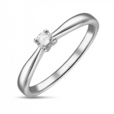 Помолвочное кольцо R01-SOL60-010-G2-М13084 - Ювелирный бренд Московский ювелирный завод