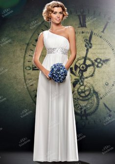 Свадебное платье В54693. В греческом стиле, длинное без шлейфа.