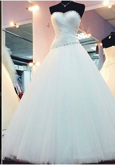 Свадебное платье В54703. А-силуэт, длинное со шлейфом.