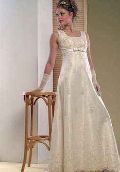 Свадебное платье А55108. А-силуэт, длинное без шлейфа.