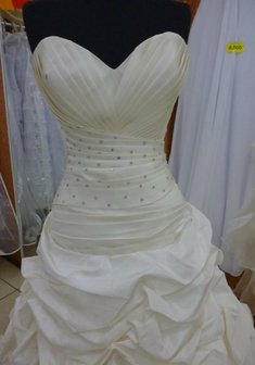 Свадебное платье С55137. А-силуэт, длинное без шлейфа.