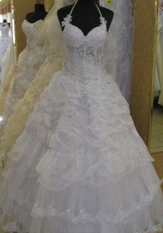 Свадебное платье С55141. А-силуэт, длинное без шлейфа.